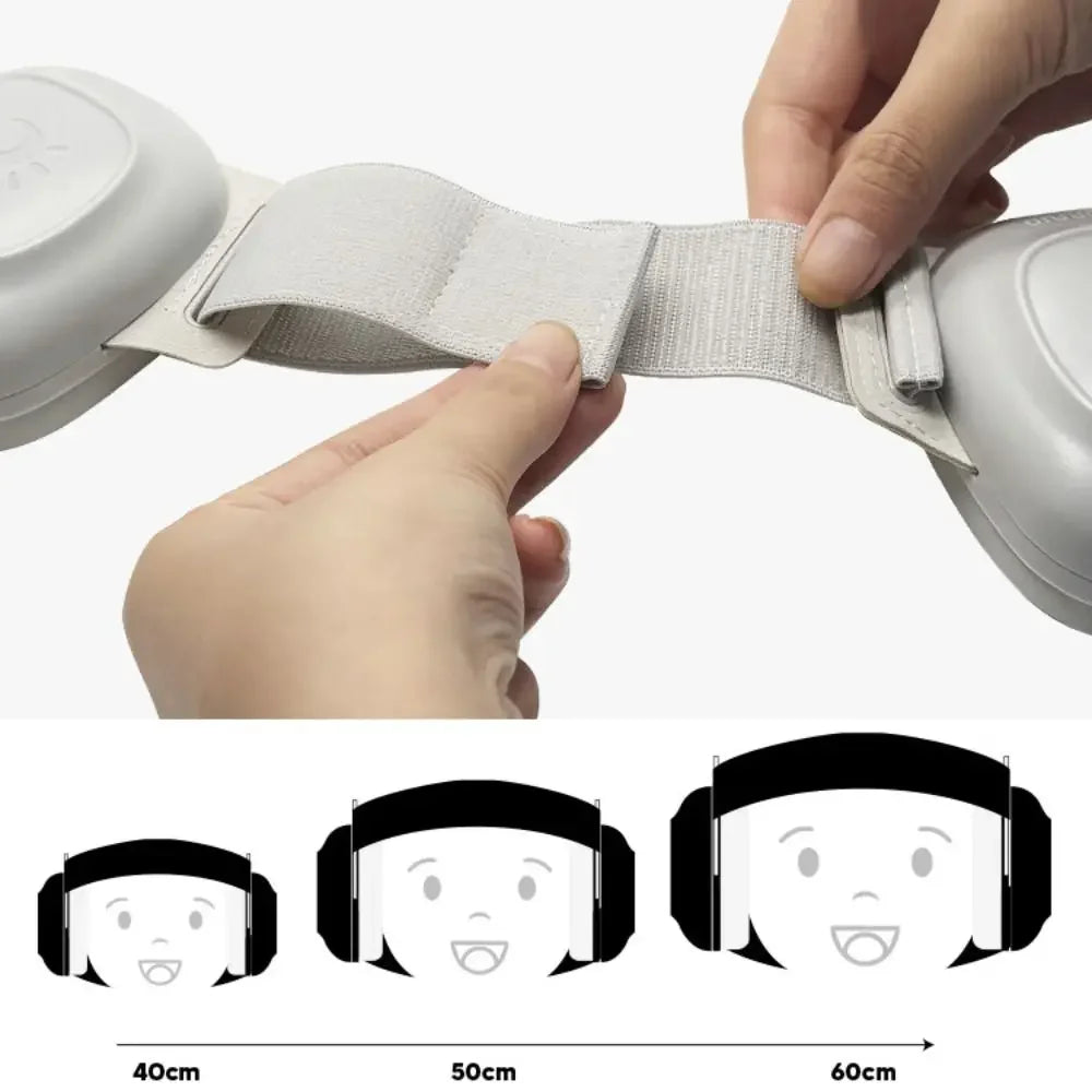 25dB Baby Ear Muffs Against Hearing Damage Improves Sleep NoiseCancelling Headphones Adjustable Lightweight Ear Cover