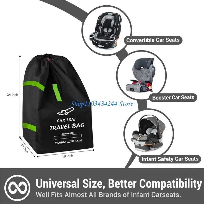 G2TC Car Travel Bag For Airplanes Convertible Infant And Seats Pouches