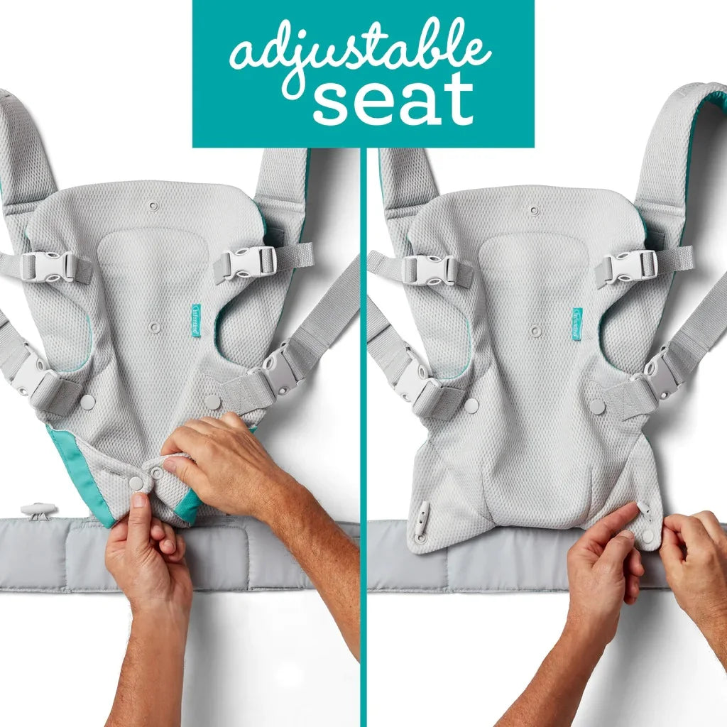 Four-in-one Baby Shoulder Strap with Baby Shoulders Infant Baby Carrier All Positions Sling Wrap Cool Air Mesh Cotton Backpack