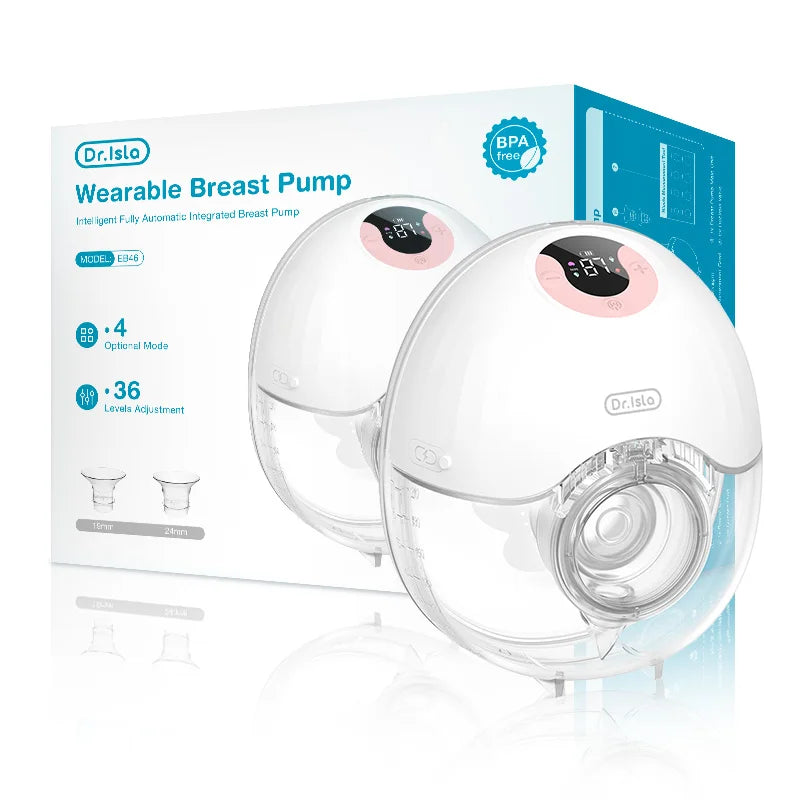 Electric Wearable Breast Pump Hands Free Portable Full Automatic Breast Pump Breast Milk Machine Mother and Baby Supplies