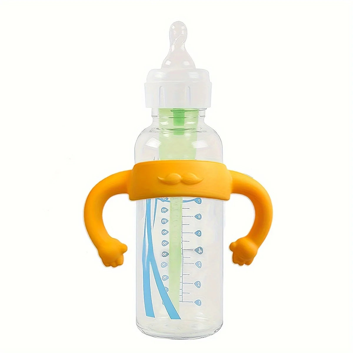 Little-hand Silicone Universal Baby Bottle Handle Sleeve, Multi-functional Soft Handle for Most Normal Neck Bottles