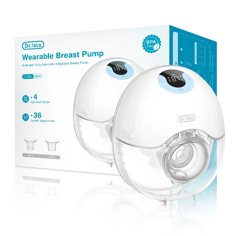 Electric Wearable Breast Pump Hands Free Portable Full Automatic Breast Pump Breast Milk Machine Mother and Baby Supplies