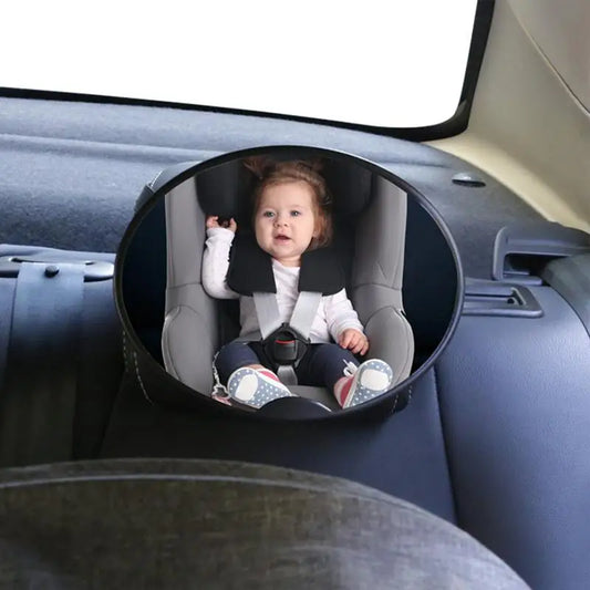 Baby Back Seat Mirror Backseat Baby Mirror For Car Shatterproof 360 Degree Rotation Rearview Monitor For Night Travel