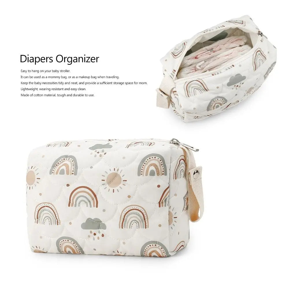 INS Pushchair Bags Mommy Bag Organizer Travel Bags Cactus Baby Diaper Bag Rainbow Nappy Storage Bags Stroller Bag Kids
