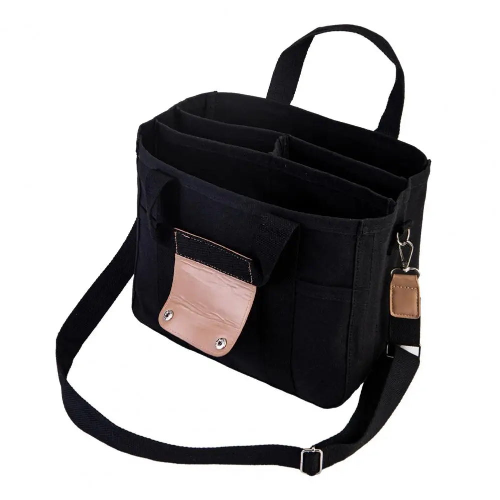 Canvas Tote Bag with Handle Mommy Bag Multiple Compartment Cosmetic Bag Waterproof Storage Pouch Functional Diaper Bags bolsa