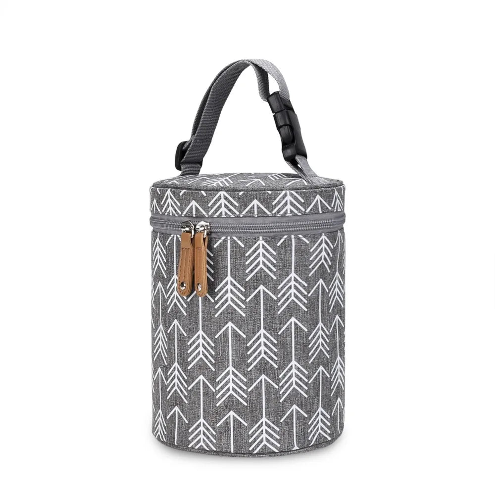 Thermal Insulation Stroller Hanging Bag Hanging Design Waterproof Baby Bottle Bag Travel Carrier Breastmilk Storage