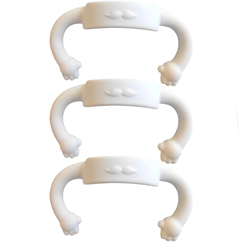 Little-hand Silicone Universal Baby Bottle Handle Sleeve, Multi-functional Soft Handle for Most Normal Neck Bottles
