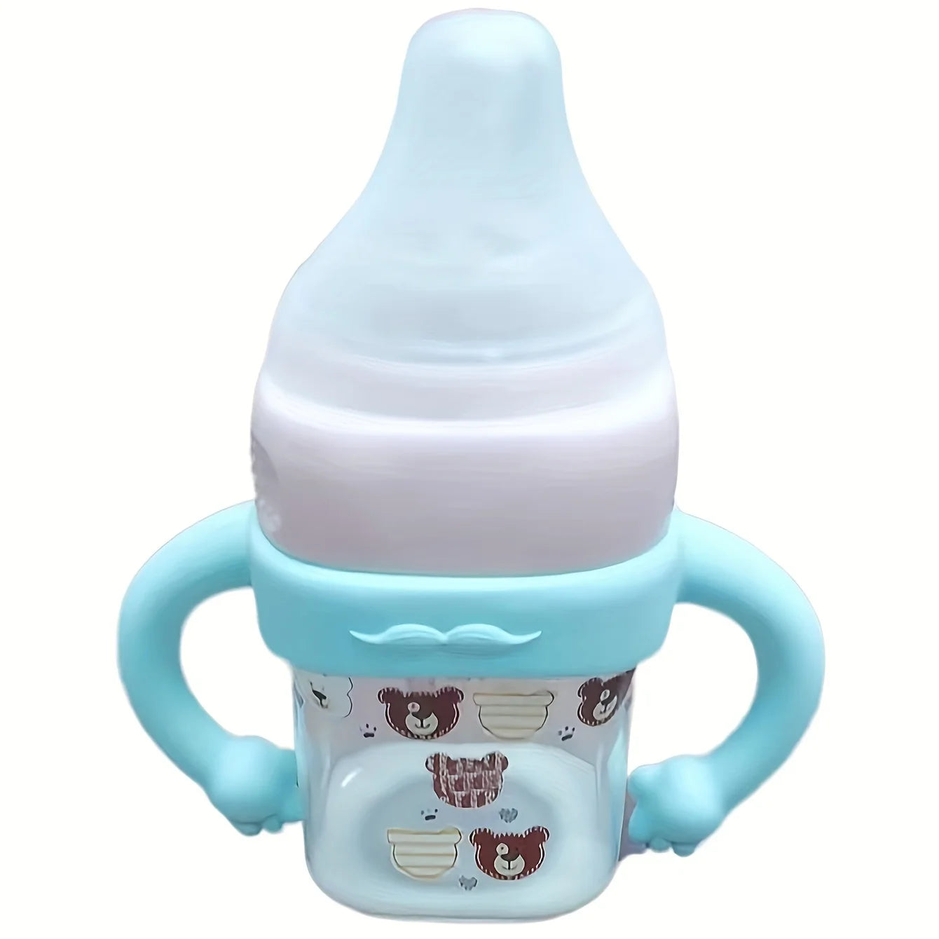 Little-hand Silicone Universal Baby Bottle Handle Sleeve, Multi-functional Soft Handle for Most Normal Neck Bottles