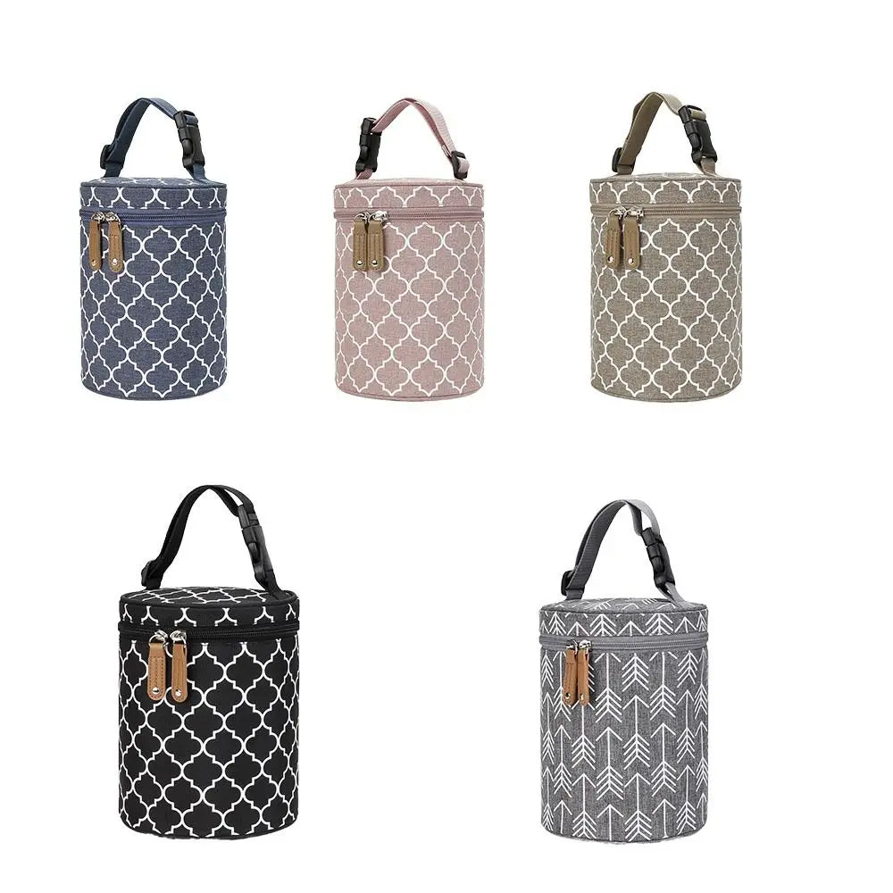 Thermal Insulation Stroller Hanging Bag Hanging Design Waterproof Baby Bottle Bag Travel Carrier Breastmilk Storage