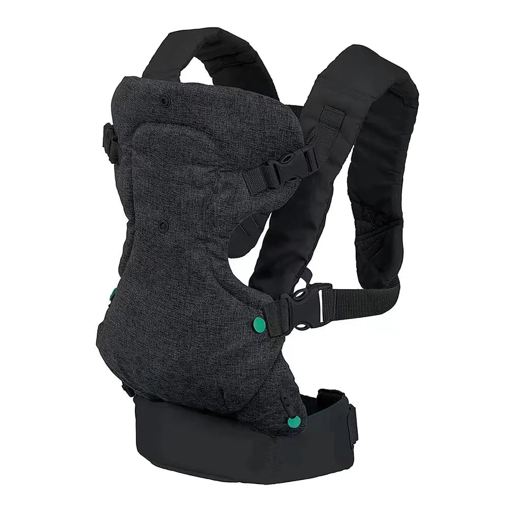 Four-in-one Baby Shoulder Strap with Baby Shoulders Infant Baby Carrier All Positions Sling Wrap Cool Air Mesh Cotton Backpack