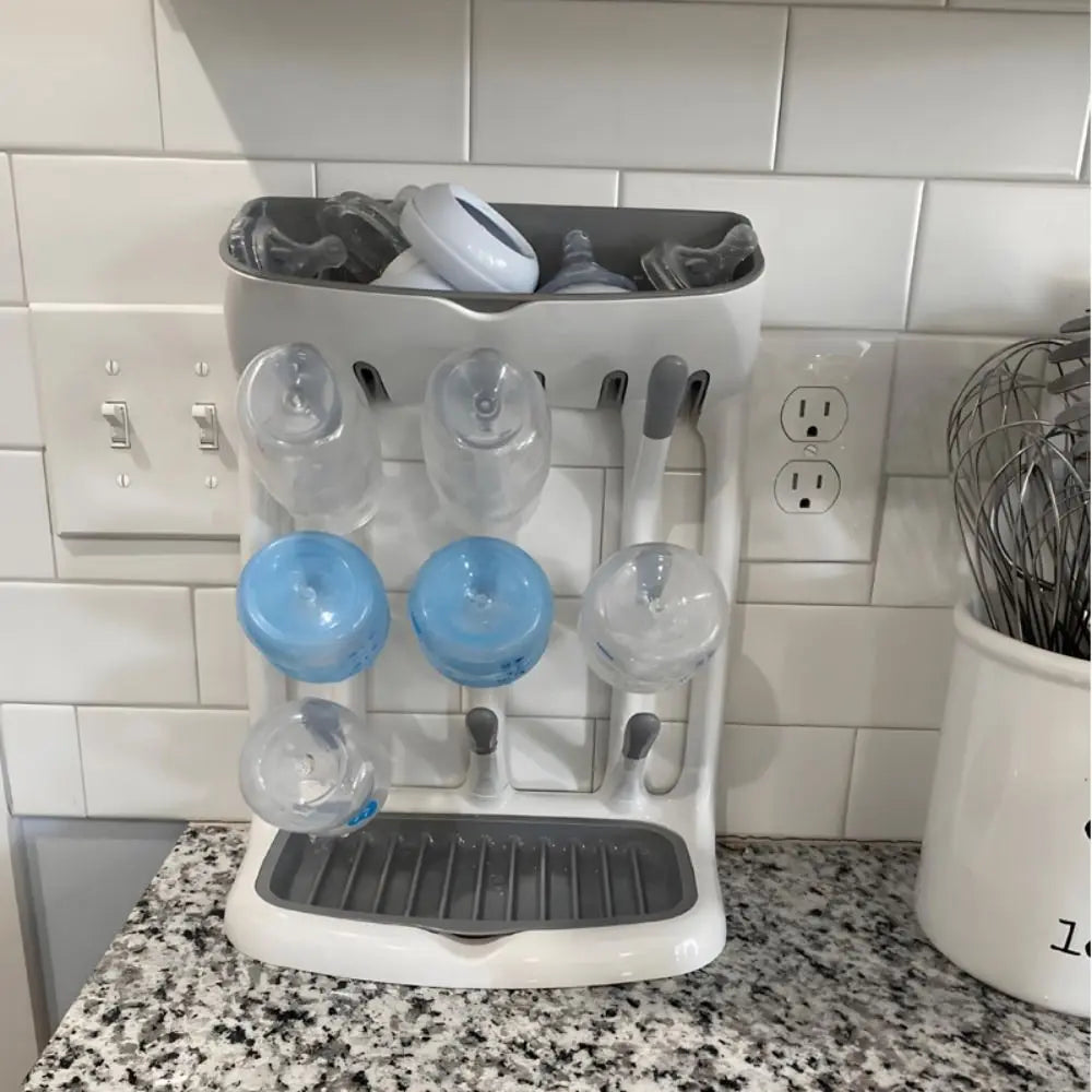 High Quality Vertical Baby Bottle Drying Rack Space Saving Multi-Purpose Storage Holder Draining Stand Baby Bottle Accessories