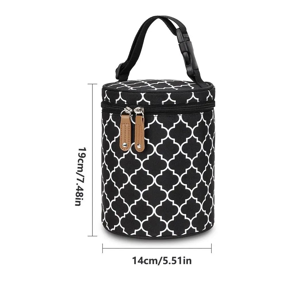 Thermal Insulation Stroller Hanging Bag Hanging Design Waterproof Baby Bottle Bag Travel Carrier Breastmilk Storage