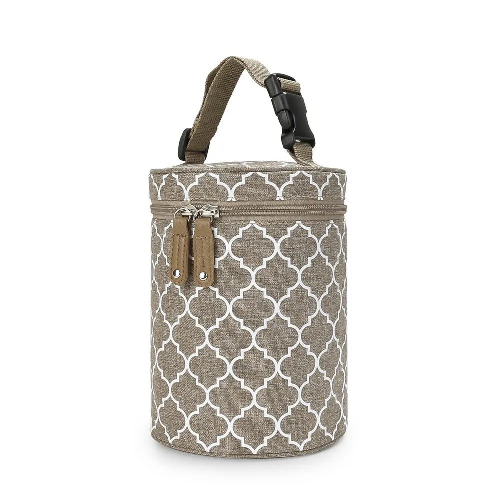 Thermal Insulation Stroller Hanging Bag Hanging Design Waterproof Baby Bottle Bag Travel Carrier Breastmilk Storage