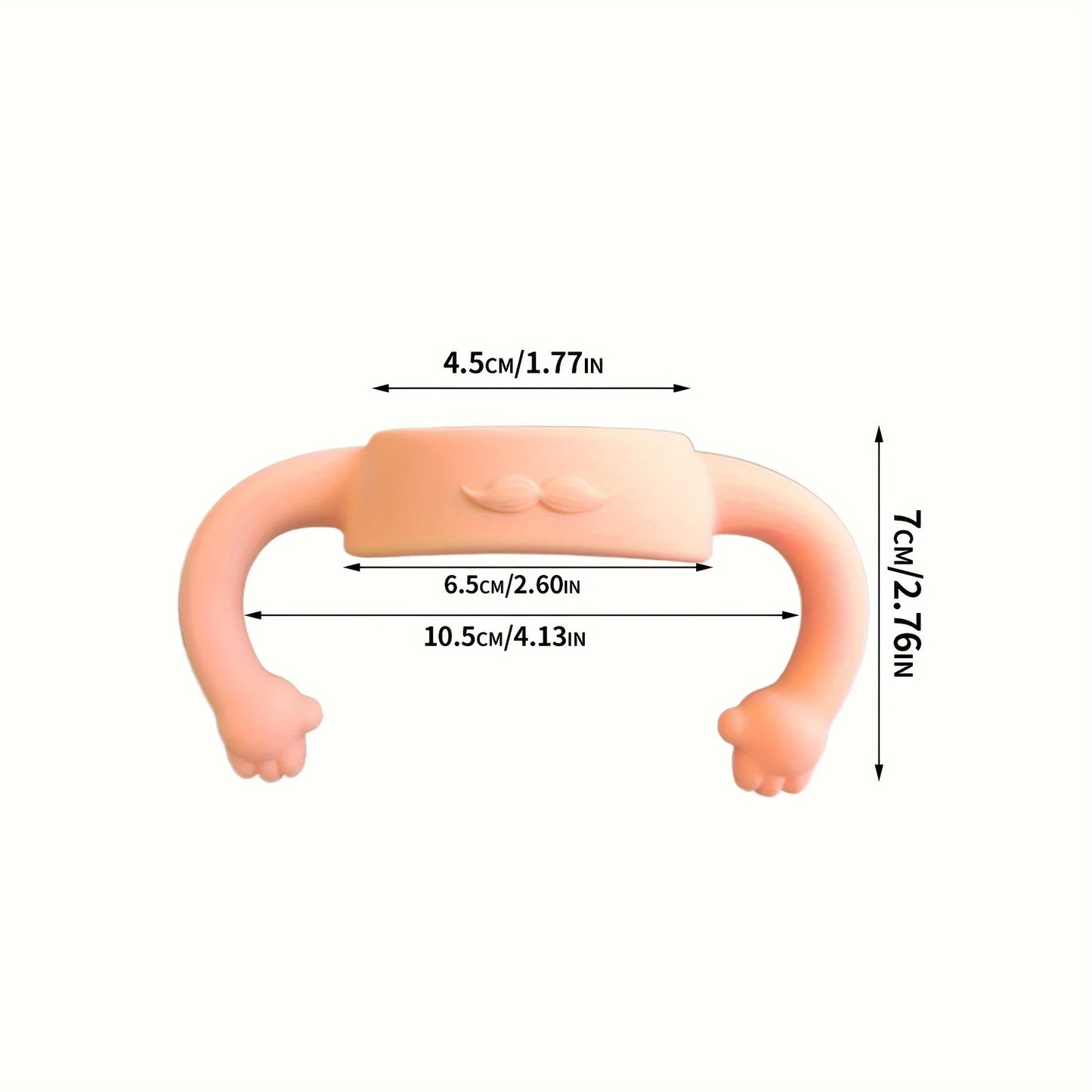 Little-hand Silicone Universal Baby Bottle Handle Sleeve, Multi-functional Soft Handle for Most Normal Neck Bottles