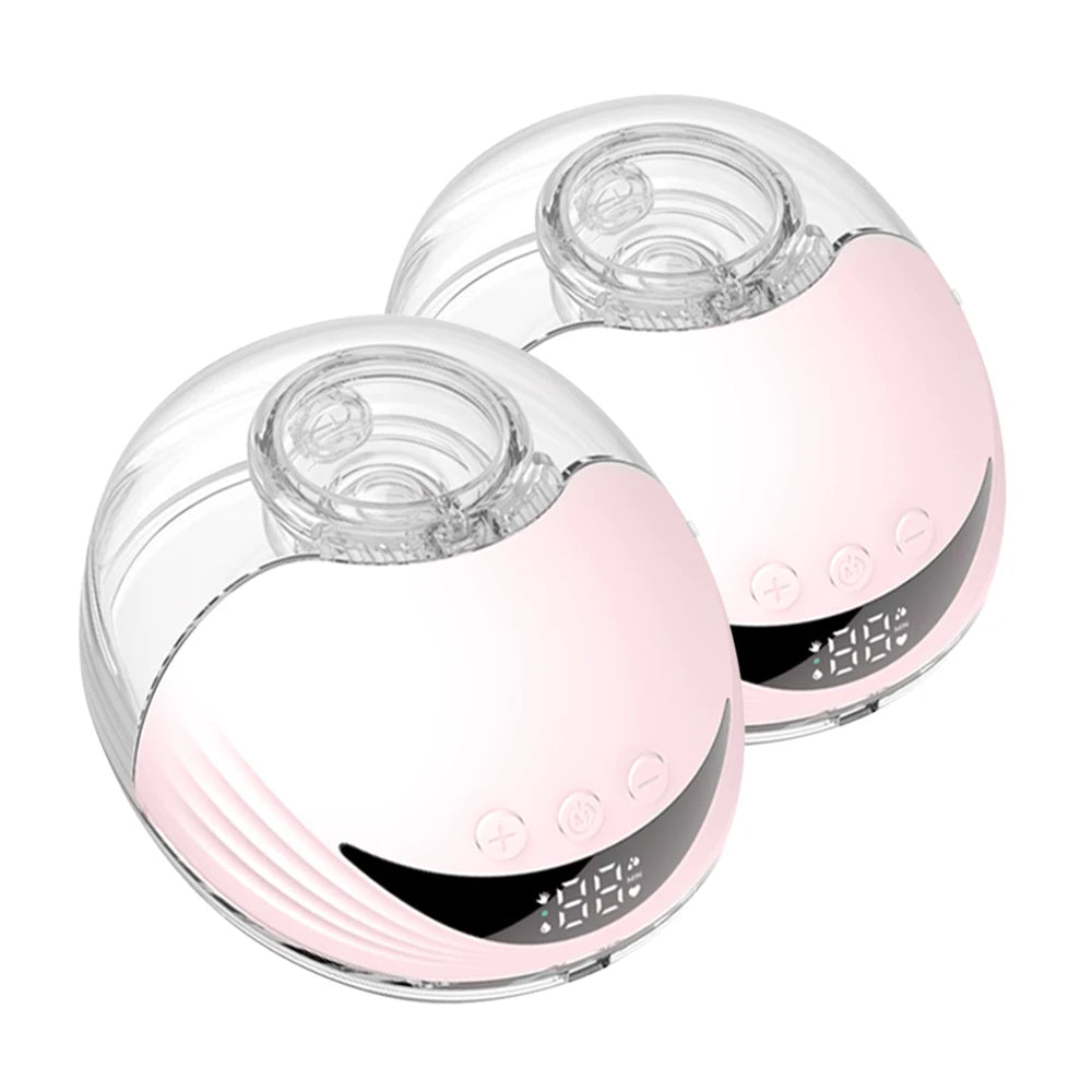 MY-375 Portable Hands Free Breast Pump Wearable Electric Breast Pump Lightweight with LED Display 4 Modes & 12 Levels