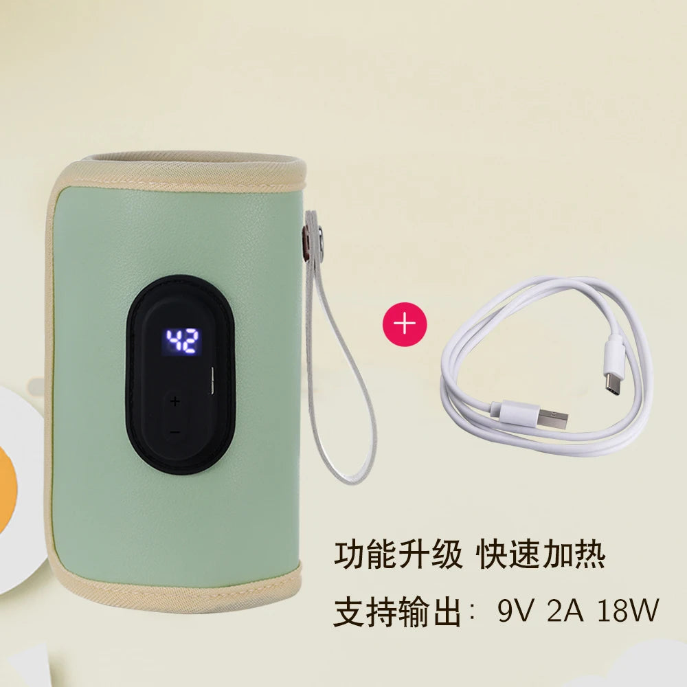 Baby Milk Warmer Baby Nursing Bottle Heater, Portable USB Bottle Warmer for Car, Outdoor Travel Accessories Outdoor Portable