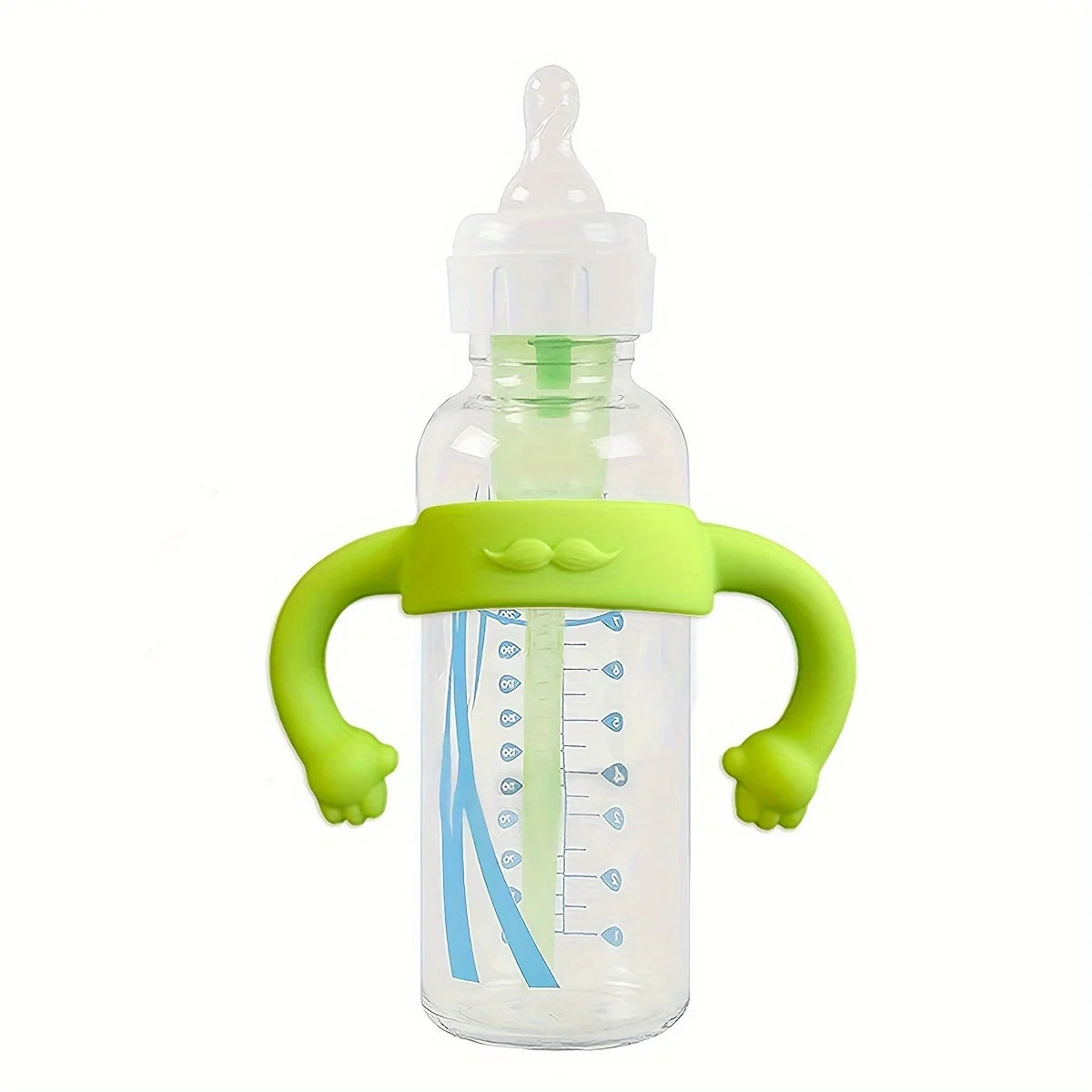 Little-hand Silicone Universal Baby Bottle Handle Sleeve, Multi-functional Soft Handle for Most Normal Neck Bottles