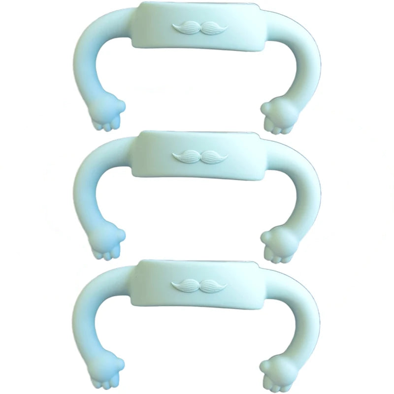 Little-hand Silicone Universal Baby Bottle Handle Sleeve, Multi-functional Soft Handle for Most Normal Neck Bottles