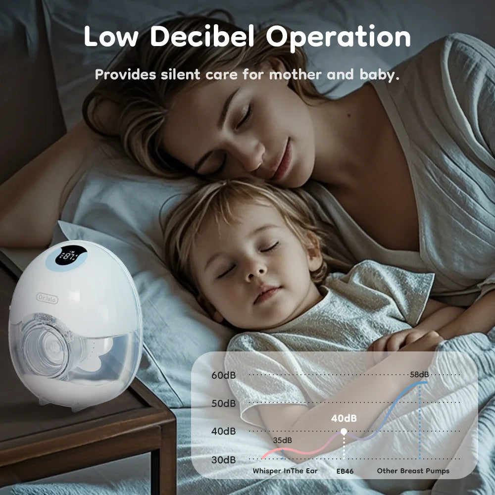 Electric Wearable Breast Pump Hands Free Portable Full Automatic Breast Pump Breast Milk Machine Mother and Baby Supplies
