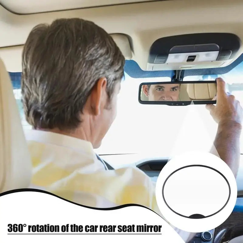 Baby Back Seat Mirror Backseat Baby Mirror For Car Shatterproof 360 Degree Rotation Rearview Monitor For Night Travel