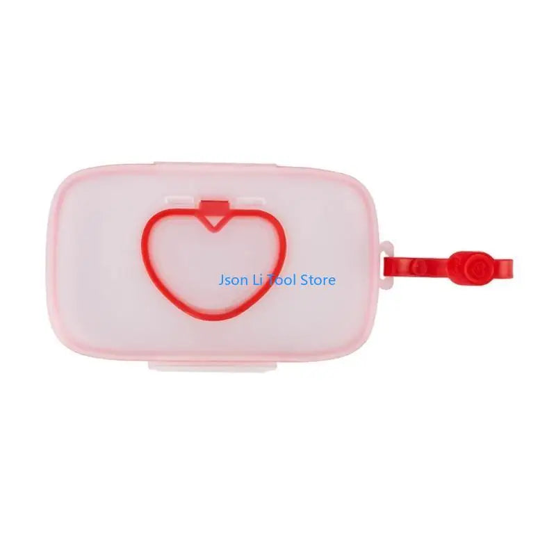 Y08D Baby Wipe Dispenser Portable Refillable Wet Tissue Box Container Reusable Travel Wipe Holder for Case Storage